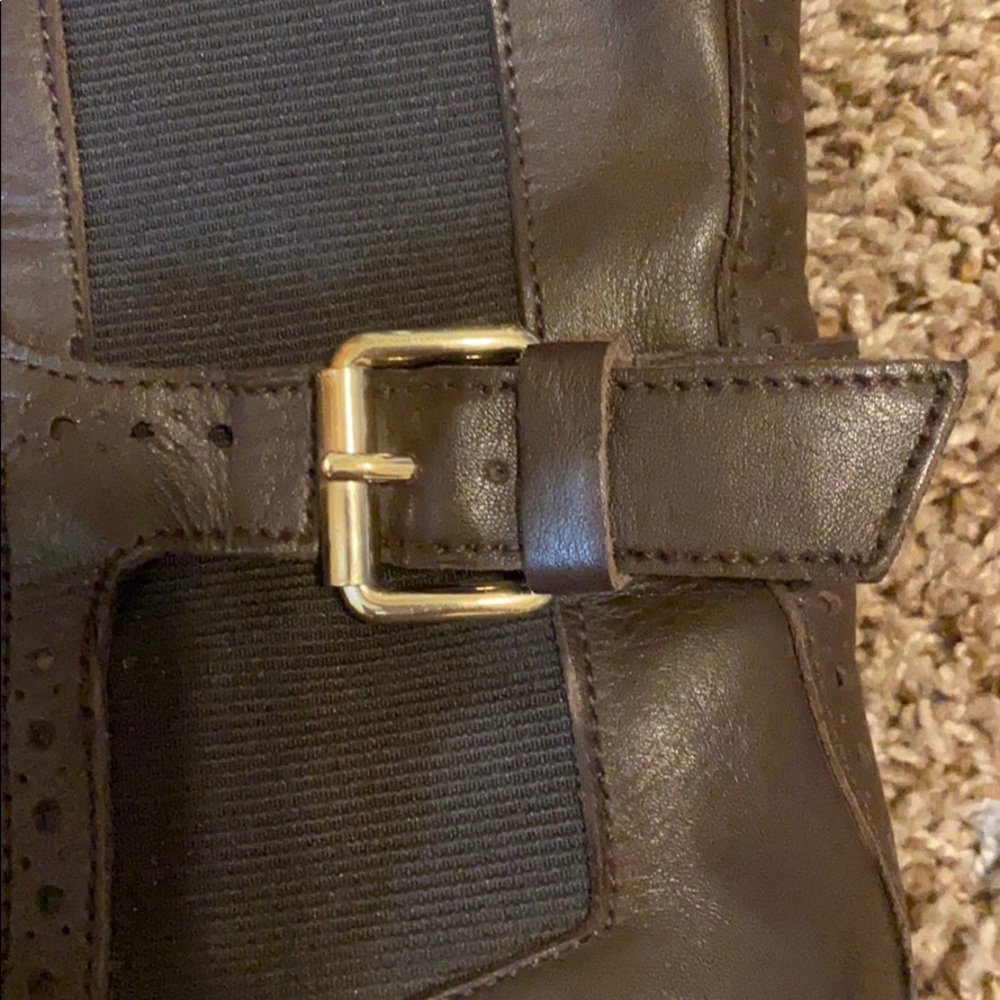 Aldo Brown Leather Riding boots - Picture 3 of 6